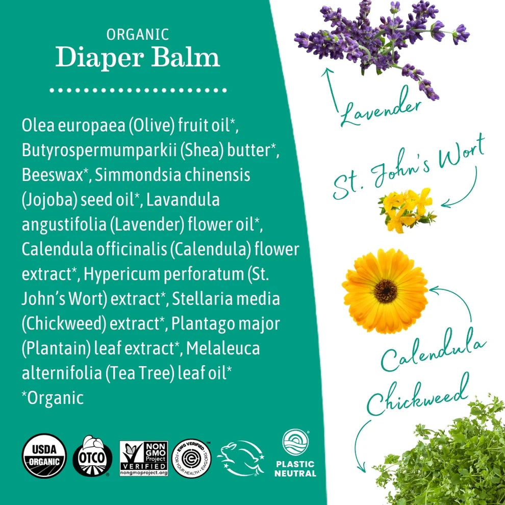Diaper Balm instructions.