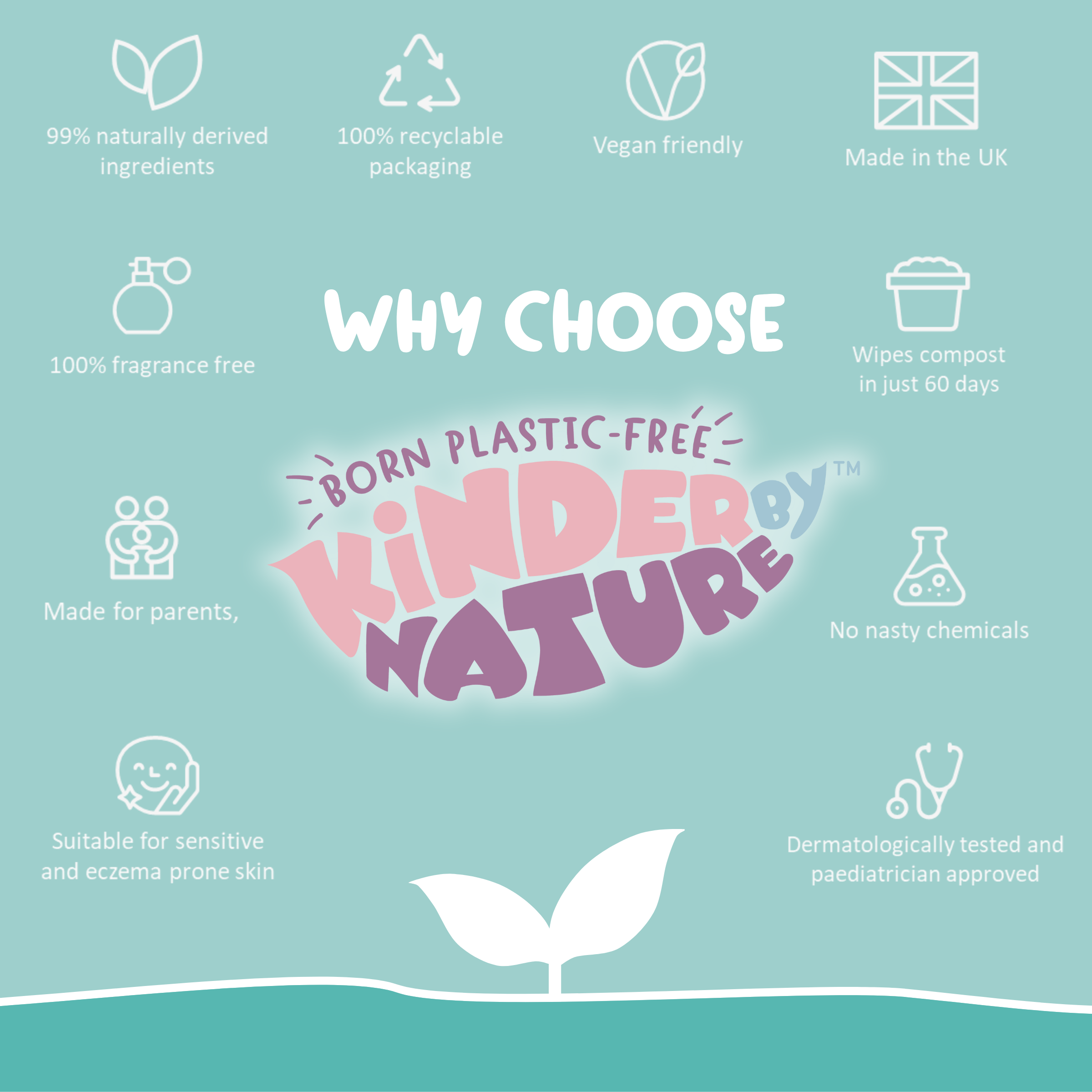 Biodegradable Water-Based Baby Wipes