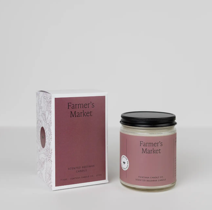 Farmer's Market Candle from different angle.