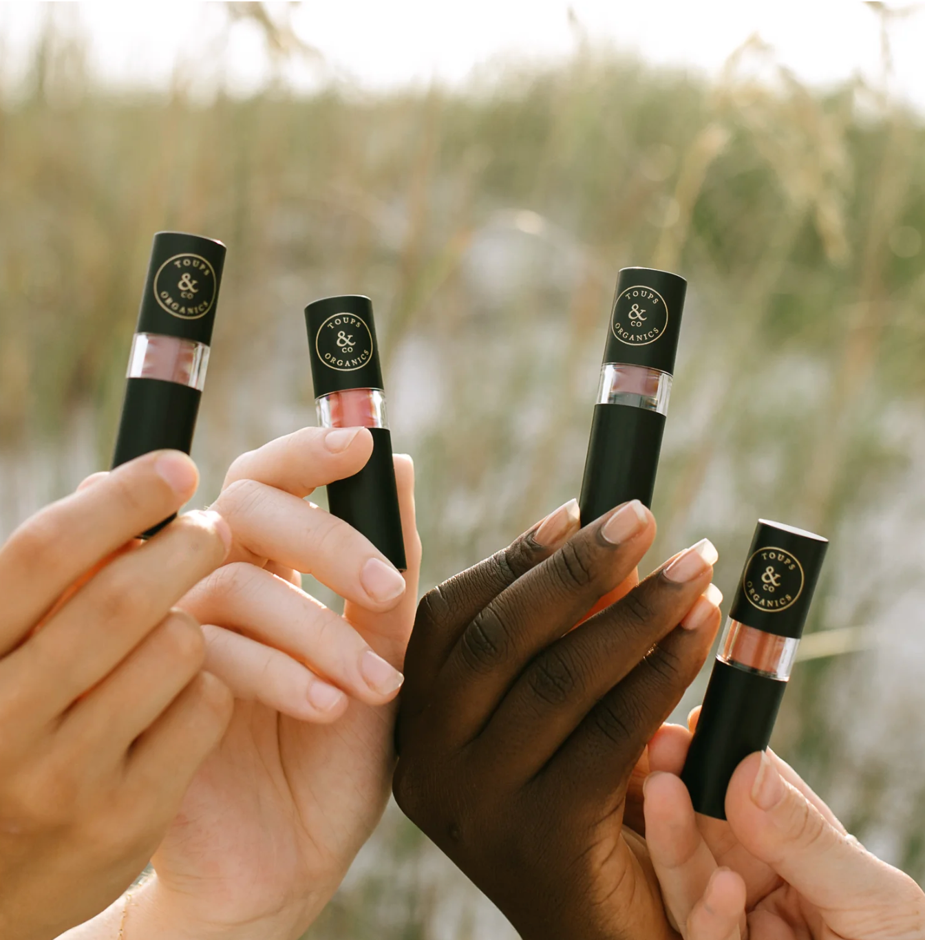 different shades of lipstick .