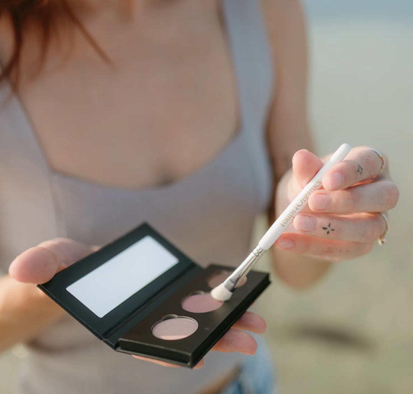 makeup applied by Women.