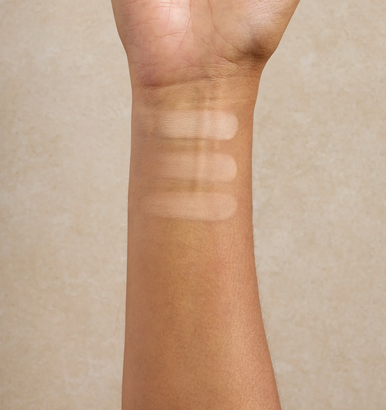 Different Shades on different skin tone.