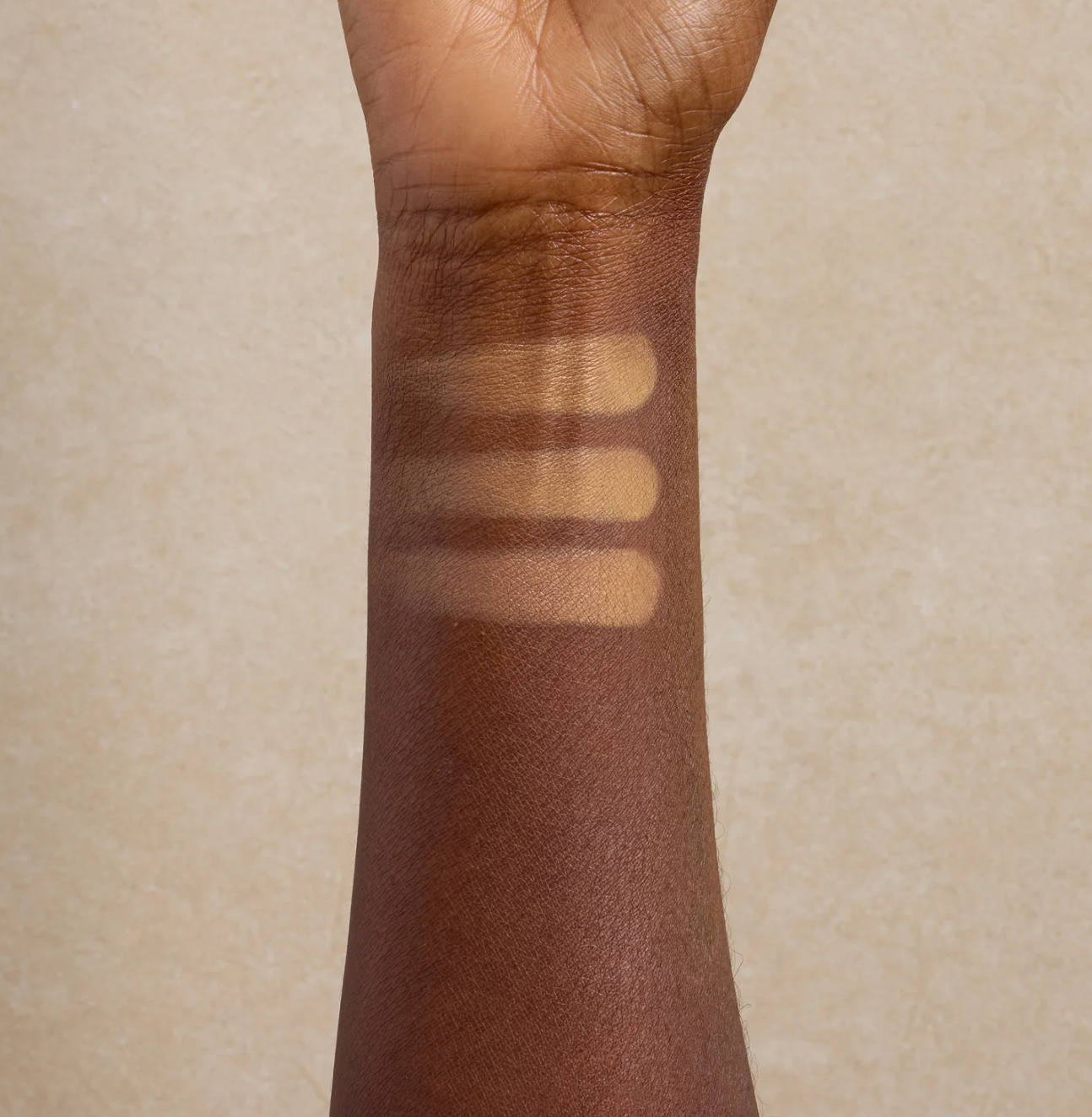 Different Shades on different skin tone.