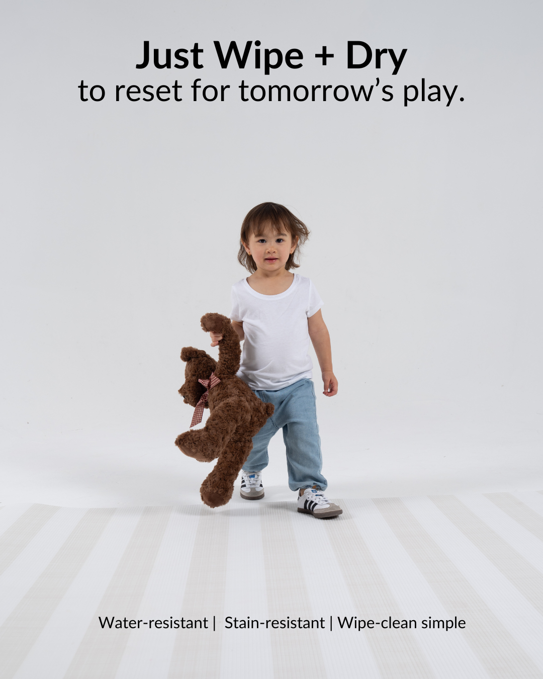 Foam Play Mat - Ciel in Sandy Beige