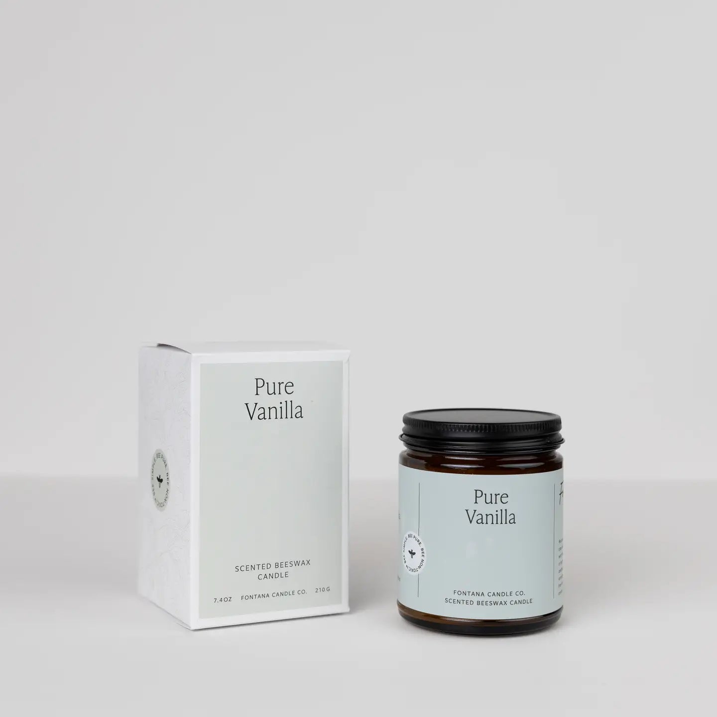 Pure vanilla candle.