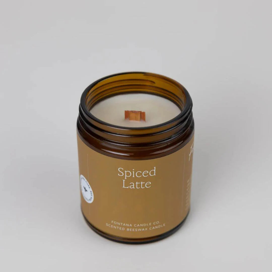 spiced latte candle