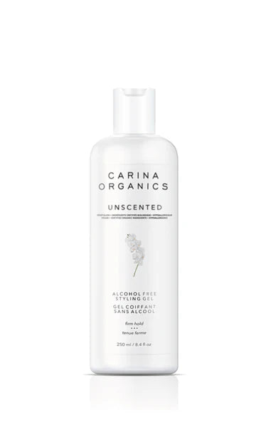 Carina Organics unscented product bottle on a white background
